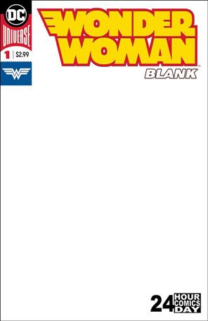 Wonder Woman Blank Comic Cover Image 1