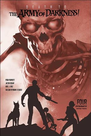 Death to the Army of Darkness issue 4-J Ben Oliver 1:21 Red Tint Cover