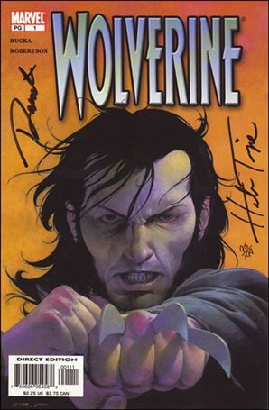 Wolverine (2003)  issue 1-B DF (Signed by Robertson & Trimpe) 1/199
