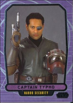 Star Wars Galactic Files (Base Set) card 51 Captain Typho Naboo Security