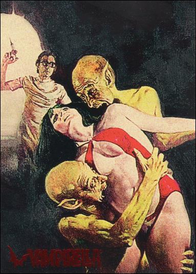 Visions of Vampirella card 23 In the Clutches of Evil Goblins