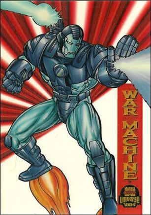Marvel Universe: Series 5 (Suspended Animation Subset) card 9 War Machine