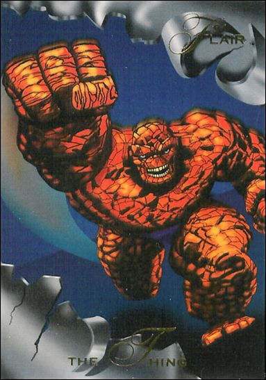 Marvel Annual Flair '94 (Base Set) card 1 The Thing