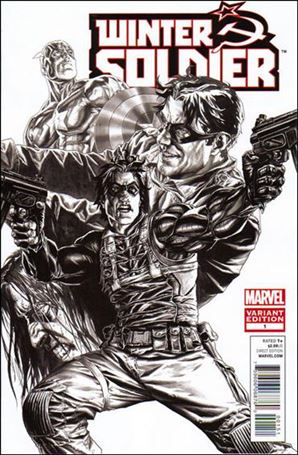Winter Soldier (2012) issue 1-D Lee Bermejo 1:100 Sketch Cover