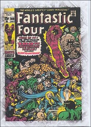 Marvel Beginnings: Series 1 (Breakthrough Issues Comic Cover Subset) card B-20 Fantastic Four Vol. 1 #100