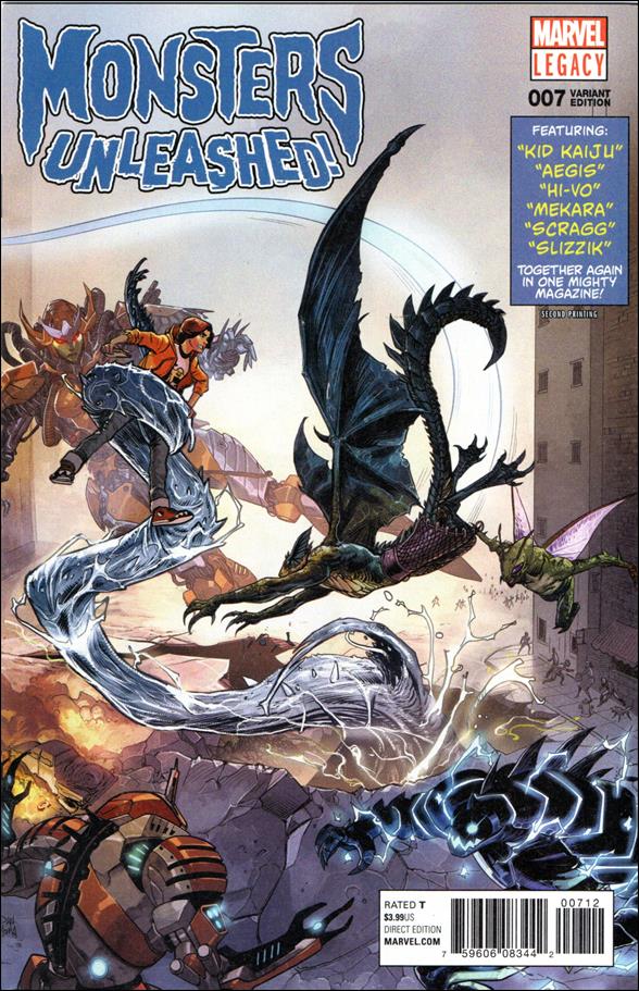 Monsters Unleashed (2017/06) issue 7-D Dan Mora  Homage Cover