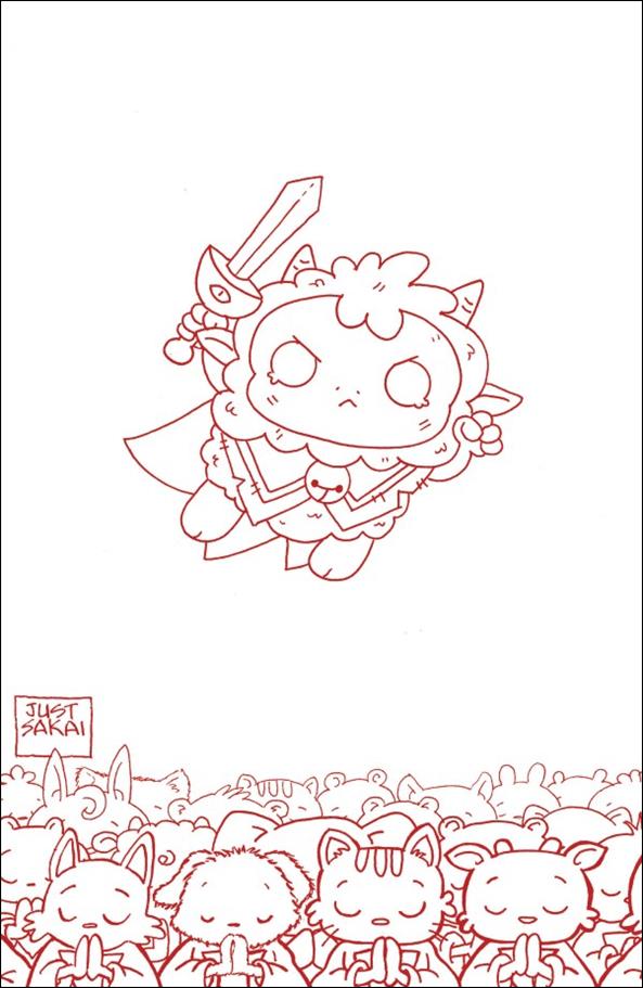 Cult of the Lamb issue 1-J Stan Sakai & Julie Sakai Blood Red 1:100 Cover