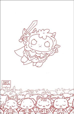 Cult of the Lamb issue 1-J Stan Sakai & Julie Sakai Blood Red 1:100 Cover