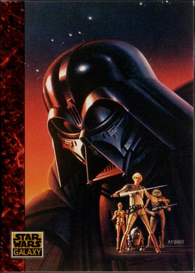 Star Wars Galaxy: Series 1 (Base Set) card 59 An Evil Darth Vader
