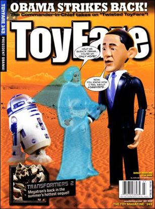 Toyfare: The Toy Magazine issue 143 Obama / Star Wars Cover