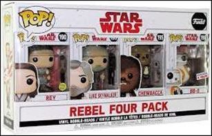 POP! Star Wars Multi-Packs figure nn24 Rebel Four Pack