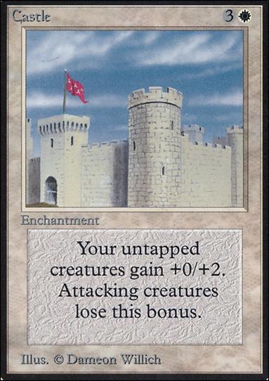 Magic the Gathering: Limited Edition Alpha (Base Set) card 9 Castle