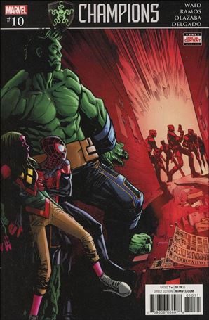 Champions (2016) issue 10 Humberto Ramos Cover