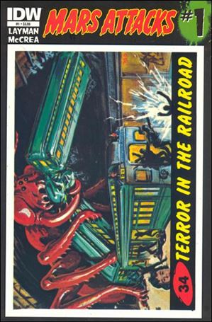 Mars Attacks (2012) issue 1-ZH Card #34 (Terror in the Railroad)