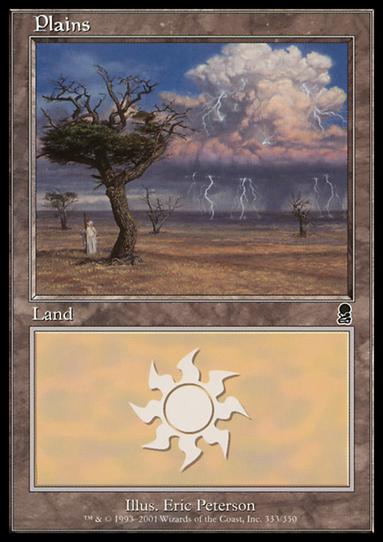 Magic the Gathering: Odyssey (Base Set) card 333 Plains