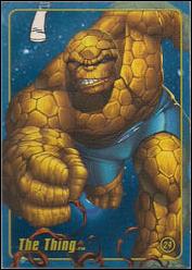 Marvel Heroes Figure Factory: Series 1 (Base Set) card 24 The Thing