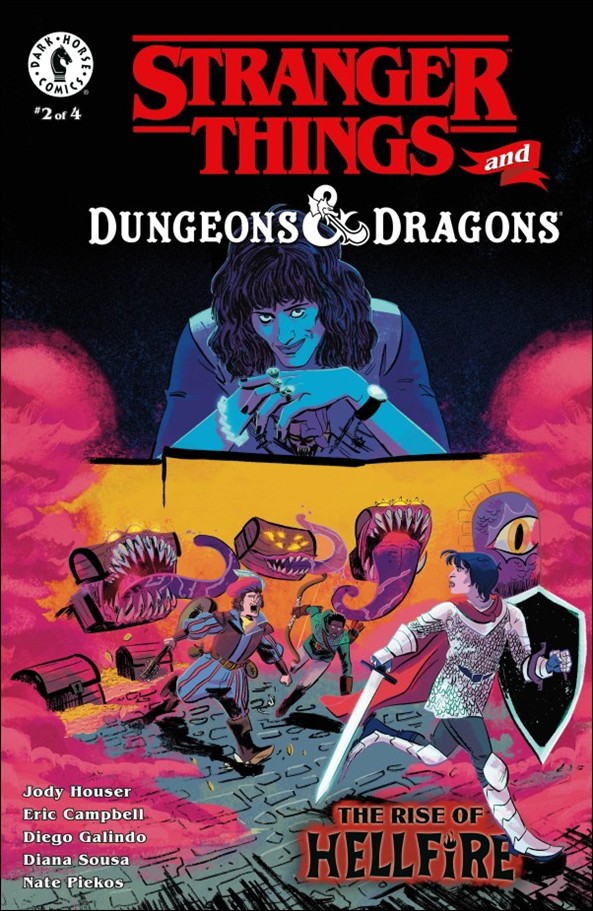 Stranger Things and Dungeons & Dragons: The Rise of Hellfire issue 2-C Lauren Knight Cover
