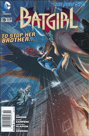 Batgirl (2011) issue 19-B Newsstand Edition Non-Gatefold Cover 