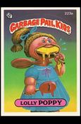 Garbage Pail Kids: Series 06 (Base Set) card 223a Lolly Poppy