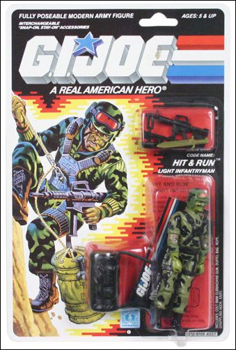 G.I. Joe: A Real American Hero 3 3/4" Basic Action Figures figure 89 Hit and Run (Light Infantryman)