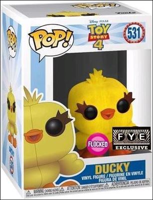 POP! Disney figure 531-B Ducky (Flocked) FYE Exclusive