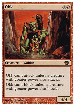 Magic the Gathering: 8th Edition (Base Set) card 206 Okk