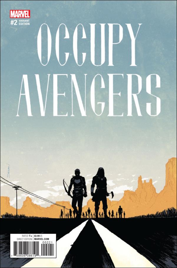 Occupy Avengers issue 2-B Declan Shalvey Cover