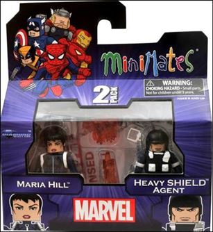 Marvel Minimates figure 151-B Maria Hill and Heavy SHIELD Agent