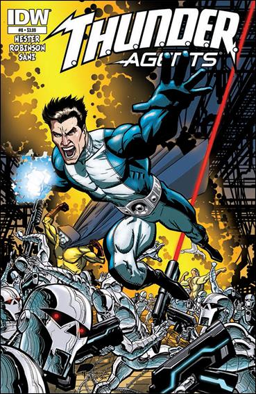 T.H.U.N.D.E.R. Agents (2013) issue 8 Roger Robinson Cover