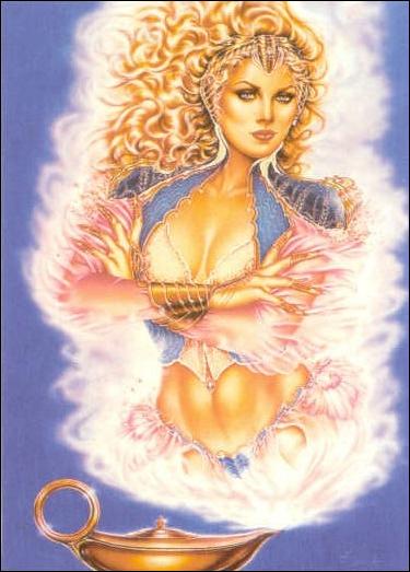 Olivia I (Base Set) card 34 Genie