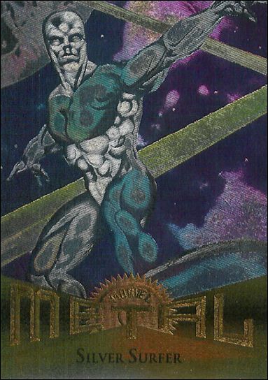 Marvel Metal (Base Set) card 18 Silver Surfer