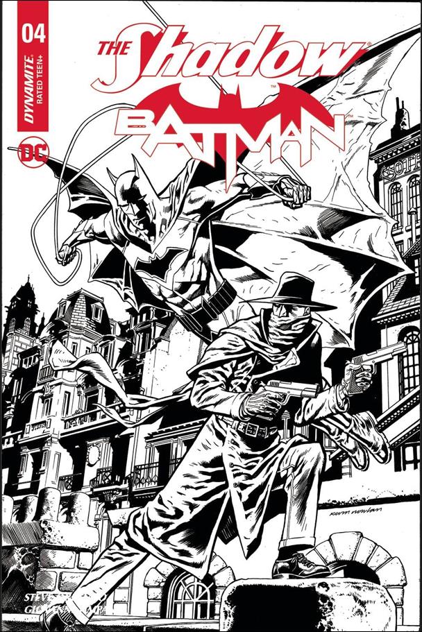 Shadow / Batman issue 4-J Kevin Nowlan 1:50 Black and White Cover