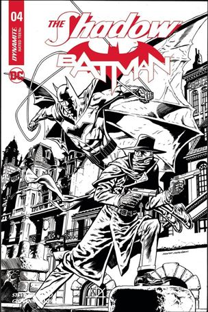 Shadow / Batman issue 4-J Kevin Nowlan 1:50 Black and White Cover