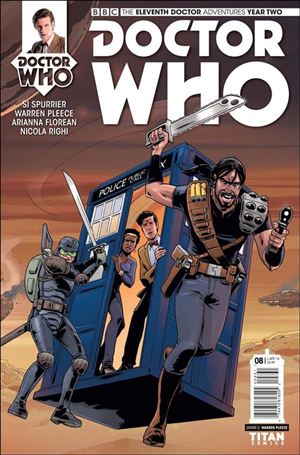 Doctor Who: The Eleventh Doctor Year Two issue 8-C Warren Pleece Cover