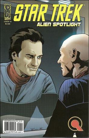 Star Trek: Alien Spotlight: Q issue 1-B Elena Casagrande Cover