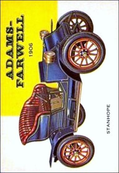 World on Wheels (Base Set) card 105 Adams Farwell 1906