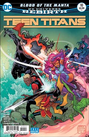 Teen Titans (2016) issue 10 Brad Walker Cover