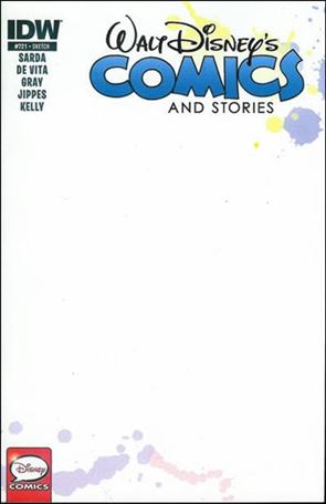 Walt Disney's Comics and Stories (2009) issue 721-D Blank/Sketch Cover