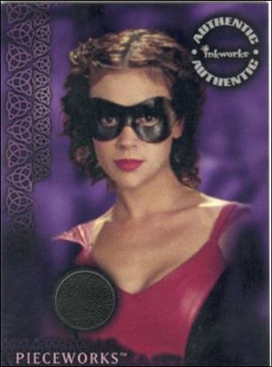 Charmed: The Power of Three (Pieceworks Subset) card PW5-B Alyssa Milano as Phoebe (Black Mask)