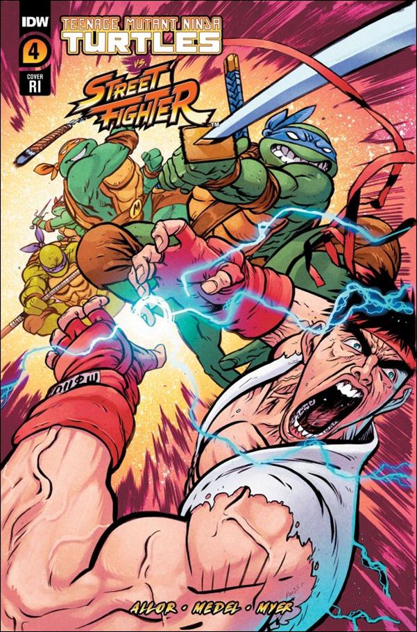Teenage Mutant Ninja Turtles vs. Street Fighter issue 4-F Daniel Warren Johnson 1:100 Cover