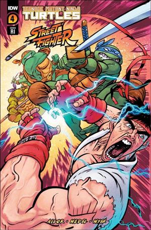 Teenage Mutant Ninja Turtles vs. Street Fighter issue 4-F Daniel Warren Johnson 1:100 Cover