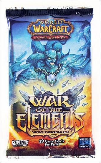 World of Warcraft: War of the Elements card 3-B Sealed Blue Pack