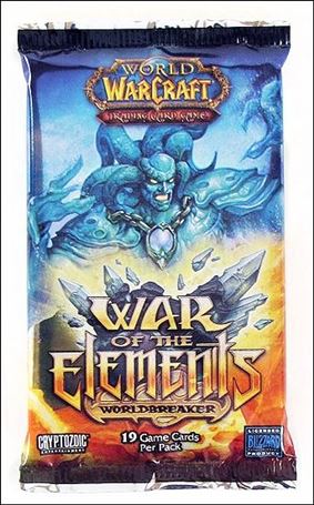 World of Warcraft: War of the Elements card 3-B Sealed Blue Pack