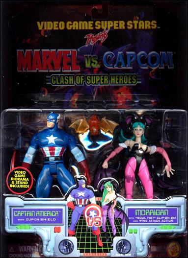 Marvel vs Capcom figure 1 Captain America vs Morrigan