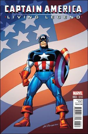 Captain America: Living Legend issue 3-B Sal Buscema 1:25 Cover