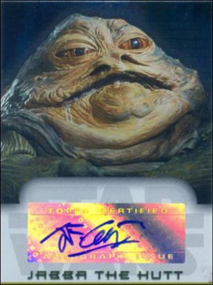 Star Wars Evolution Update Edition (Autograph Subset) card 5 John Coppinger - Jabba the Hutt 1/250