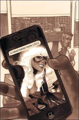 Amazing Spider-Man (2018) issue 1-XE Adam Hughes Sephia Virgin Cover