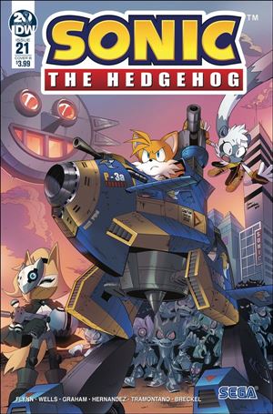 Sonic the Hedgehog (2018) issue 21-B Jamal Peppers Cover
