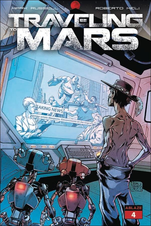 Traveling to Mars issue 4 Roberto Meli Cover