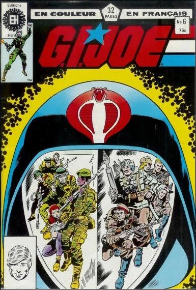 G.I. Joe: A Real American Hero issue 6-E French-Canadian Price Cover